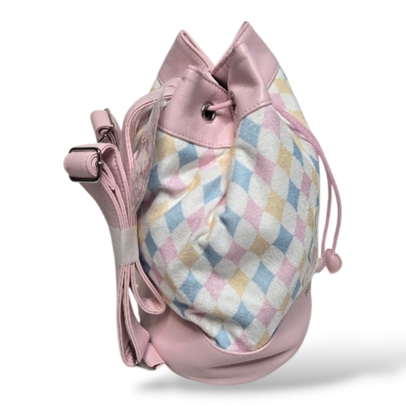 NEW Vintage Y2K Sanrio Charmy Kitty kawaii bucket bag backpack RARE - Picture 3 of 15